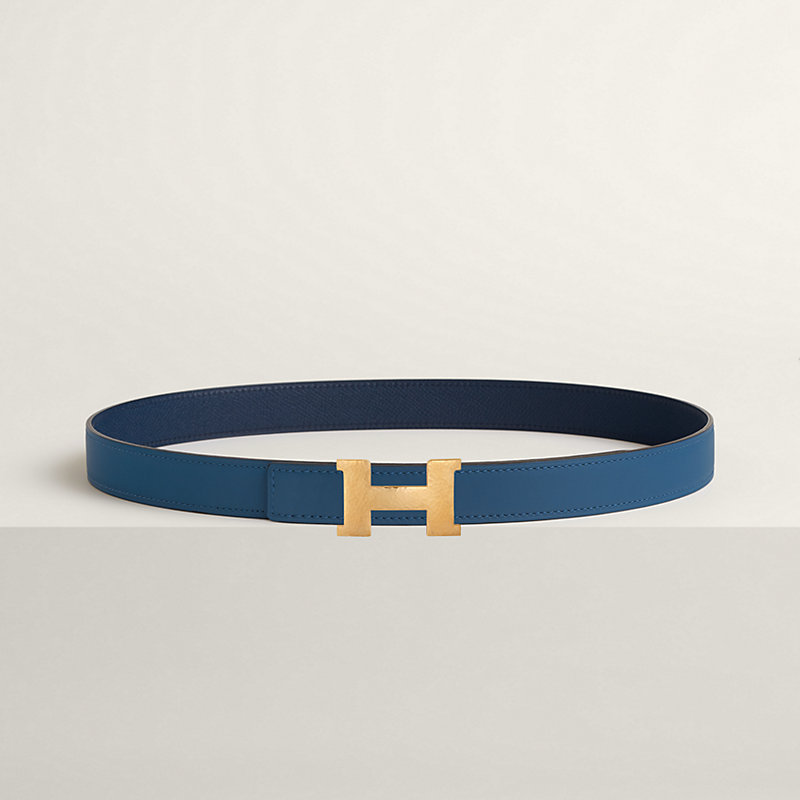 Mini Constance Martelee belt buckle & Reversible leather strap 24 mm