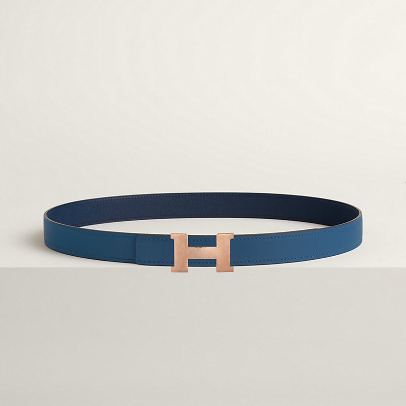 Mini Constance Martelee belt buckle & Reversible leather strap 24 mm