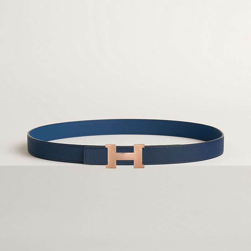 Mini Constance Martelee belt buckle & Reversible leather strap 24 mm