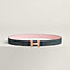 View: , Mini Constance Martelee belt buckle & Reversible leather strap 24 mm