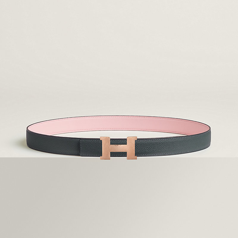 Mini Constance Martelee belt buckle & Reversible leather strap 24 mm