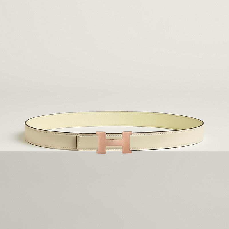 Mini Constance Martelee belt buckle & Reversible leather strap 24 mm
