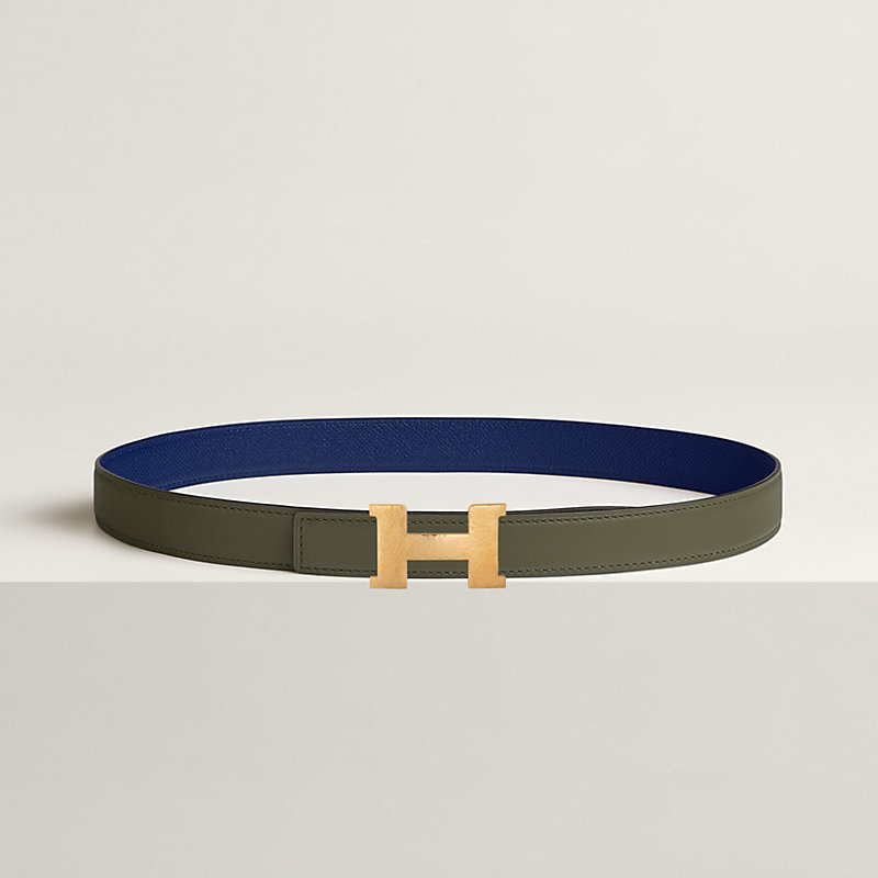 Mini Constance Martelee belt buckle & Reversible leather strap 24 mm