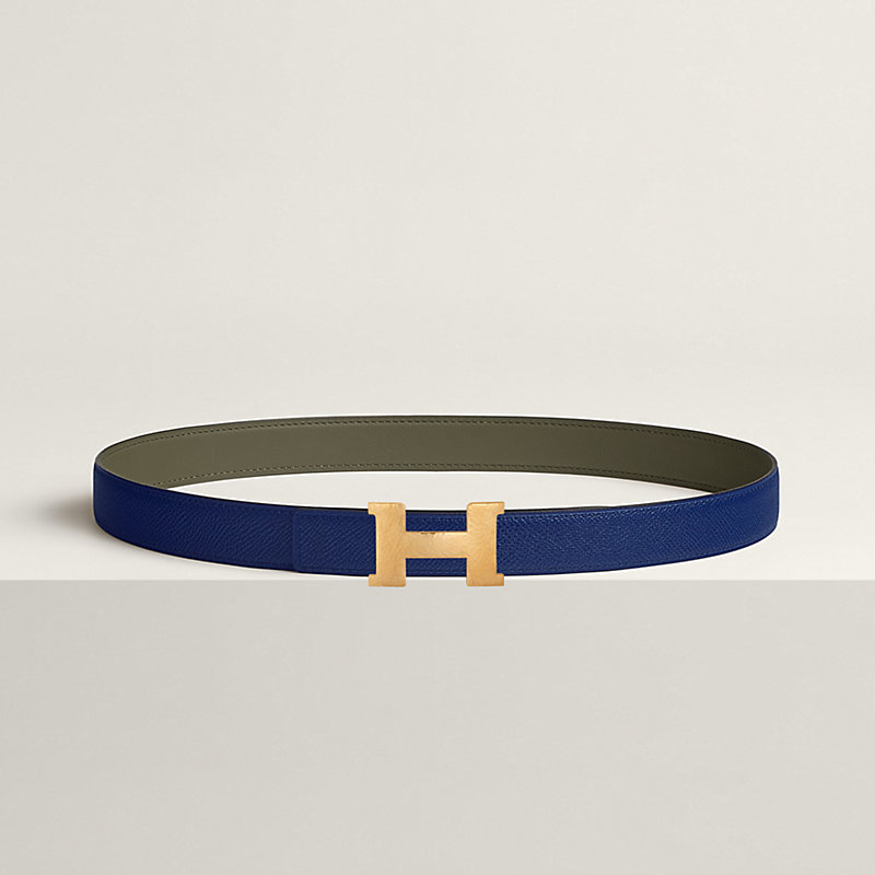 Mini Constance Martelee belt buckle & Reversible leather strap 24 mm