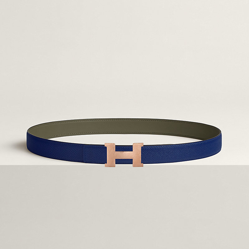 Mini Constance Martelee belt buckle & Reversible leather strap 24 mm