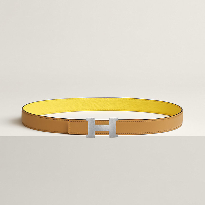 Mini Constance Martelee belt buckle & Reversible leather strap 24 mm