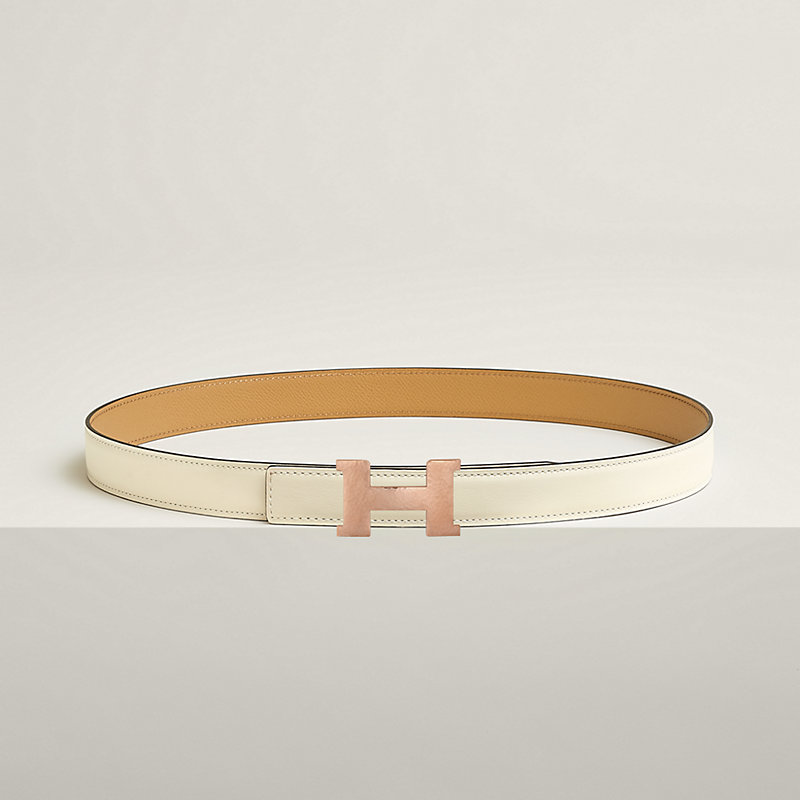 Mini Constance Martelee belt buckle & Reversible leather strap 24 mm