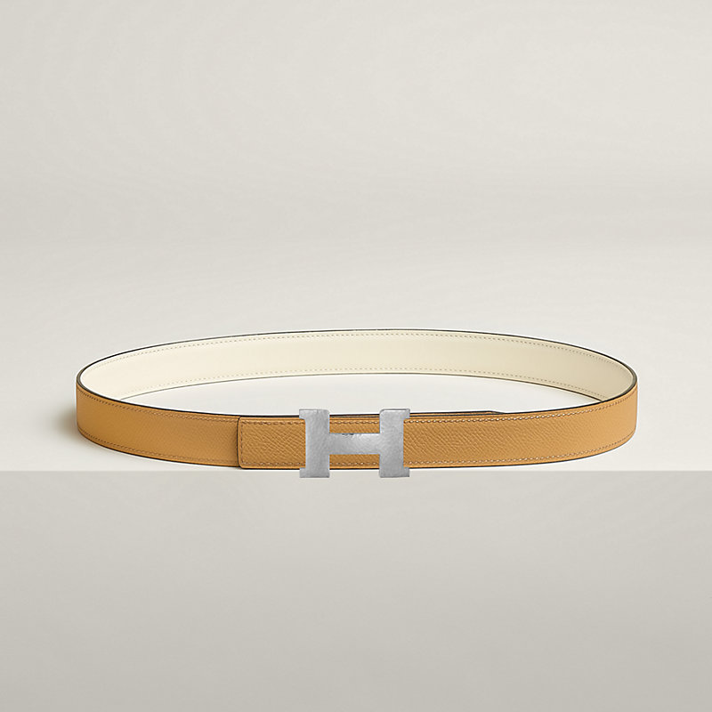 Mini Constance Martelee belt buckle & Reversible leather strap 24 mm