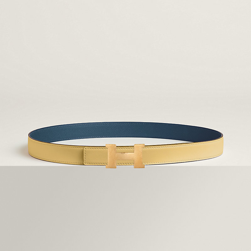 Mini Constance Martelee belt buckle & Reversible leather strap 24 mm
