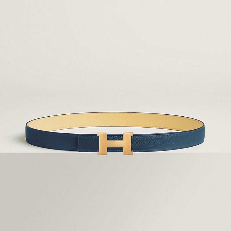 Mini Constance Martelee belt buckle & Reversible leather strap 24 mm
