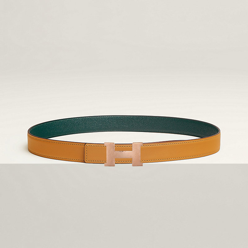 Mini Constance Martelee belt buckle & Reversible leather strap 24 mm
