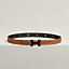 View: , Mini Constance So Black belt buckle & Hermès sur Mer reversible leather strap 24 mm