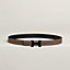 View: , Mini Constance So Black belt buckle & Reversible leather strap 24 mm