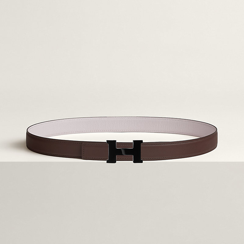 Mini Constance So Black belt buckle & Reversible leather strap 24 mm