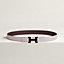 View: , Mini Constance So Black belt buckle & Reversible leather strap 24 mm