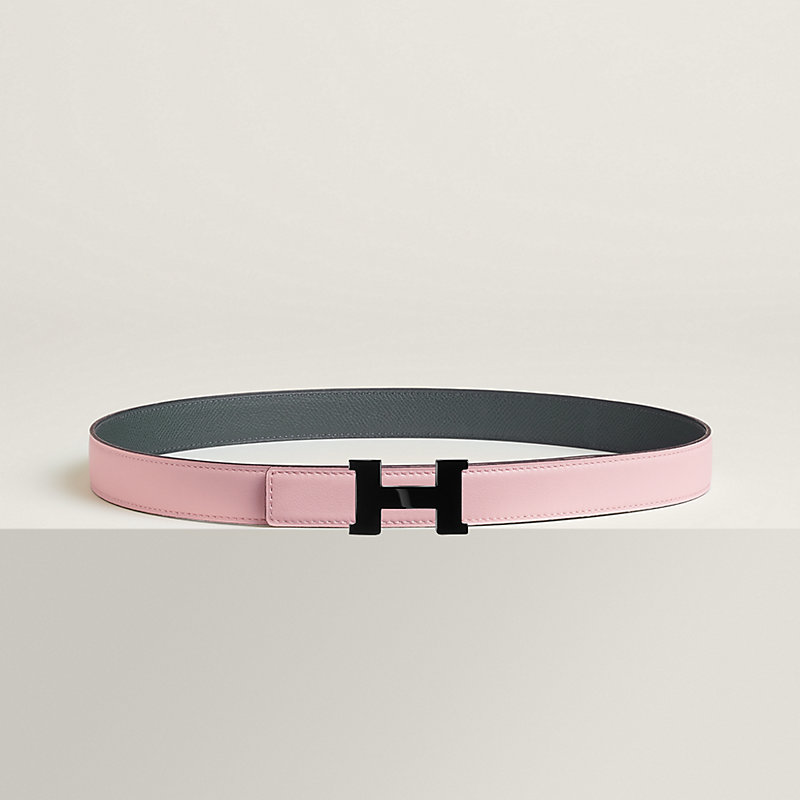Mini Constance So Black belt buckle & Reversible leather strap 24 mm