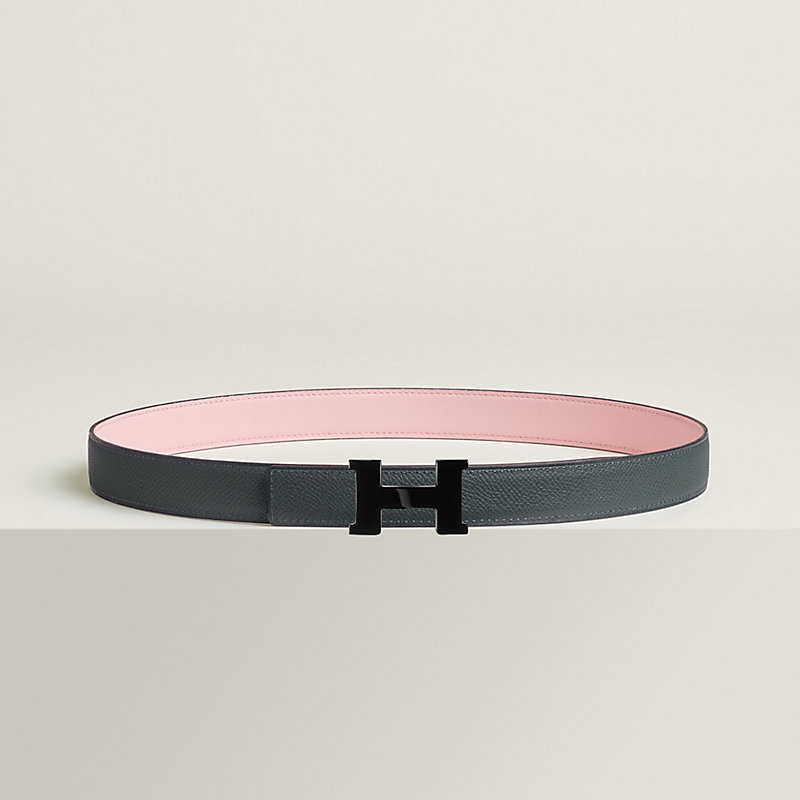 Mini Constance So Black belt buckle & Reversible leather strap 24 mm