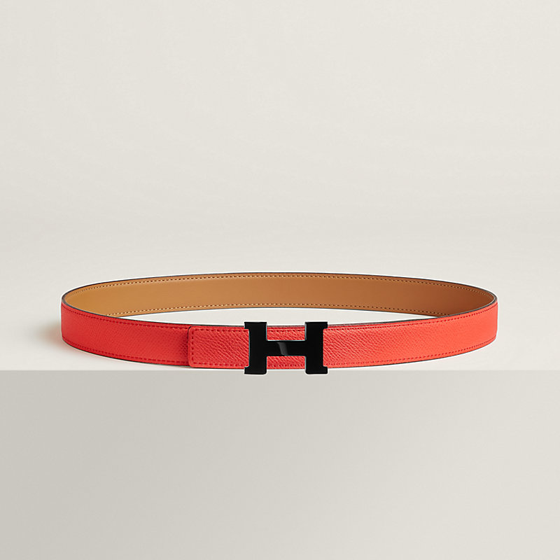 Mini Constance So Black belt buckle & Reversible leather strap 24 mm