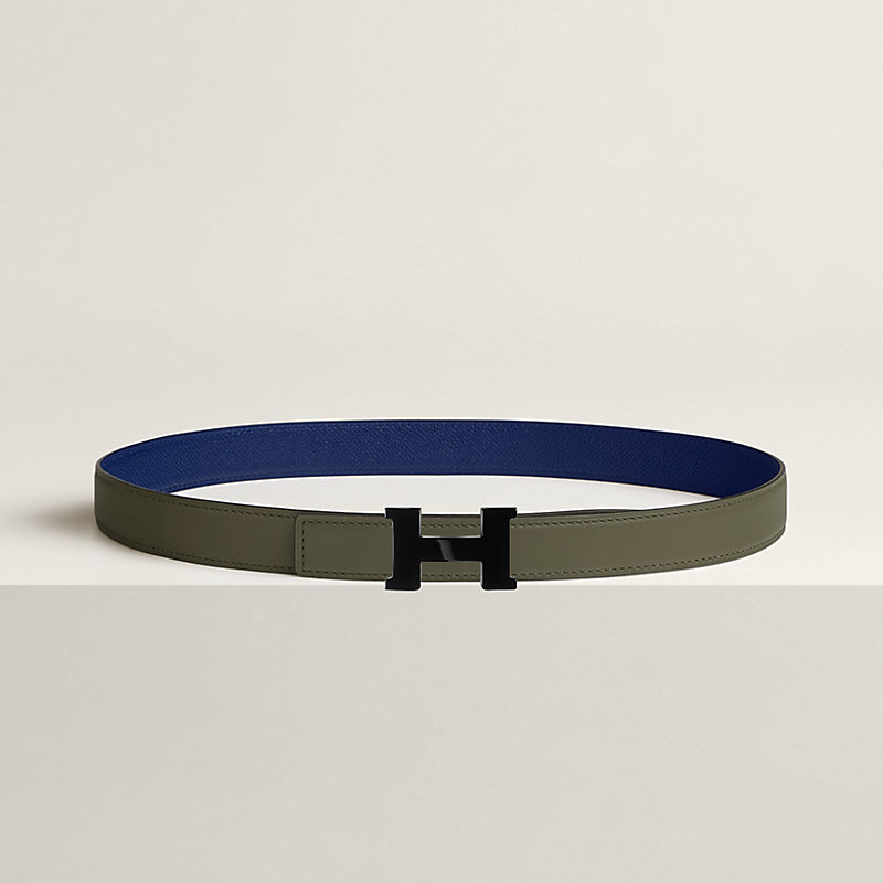 Mini Constance So Black belt buckle & Reversible leather strap 24 mm