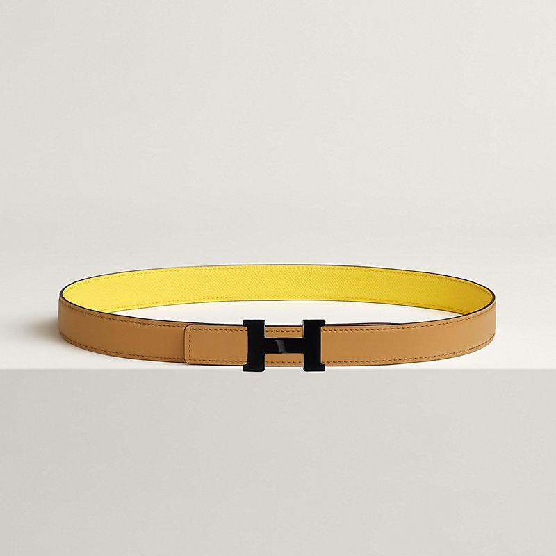 Mini Constance So Black belt buckle & Reversible leather strap 24 mm