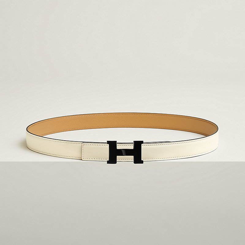 Mini Constance So Black belt buckle & Reversible leather strap 24 mm