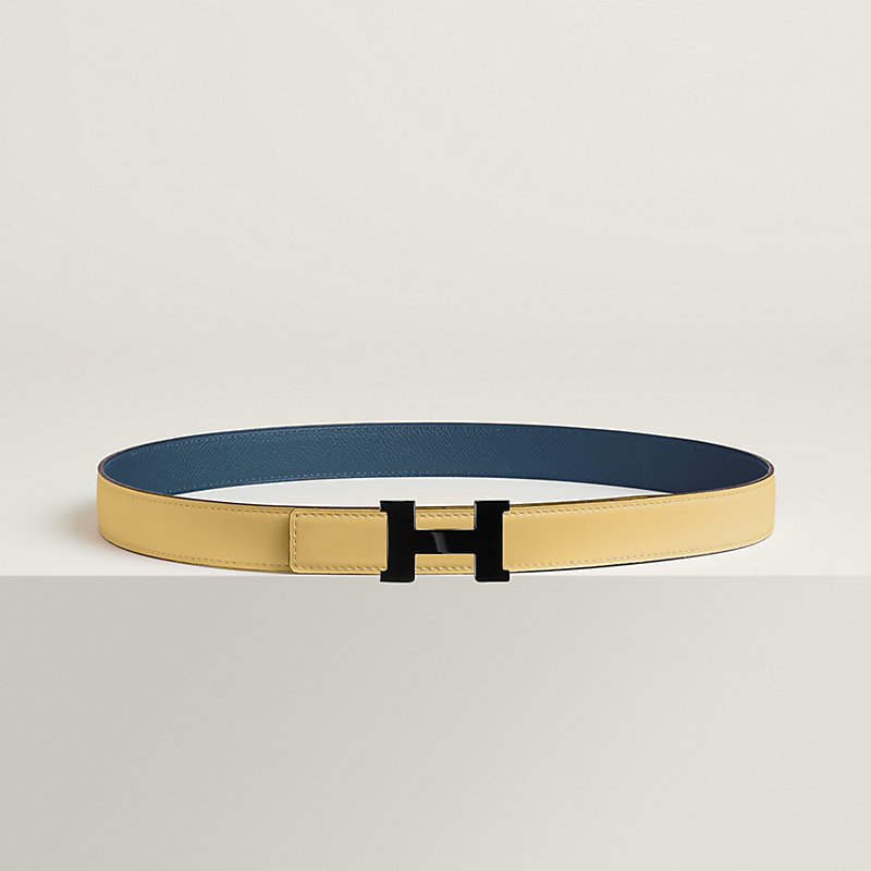 Mini Constance So Black belt buckle & Reversible leather strap 24 mm