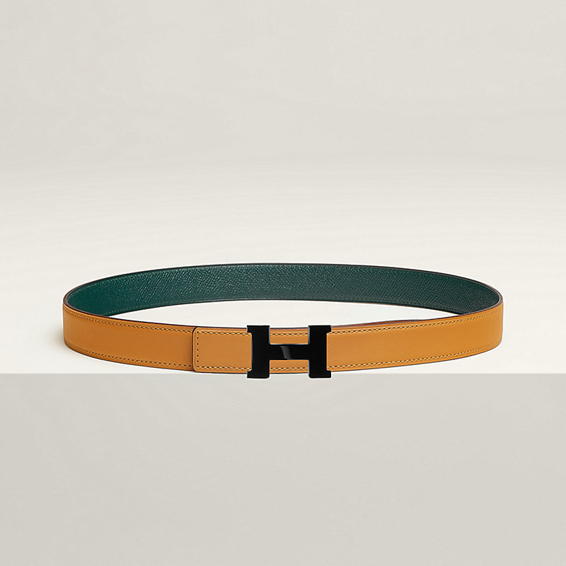 Mini Constance So Black belt buckle & Reversible leather strap 24 mm