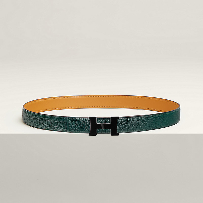 Mini Constance So Black belt buckle & Reversible leather strap 24 mm