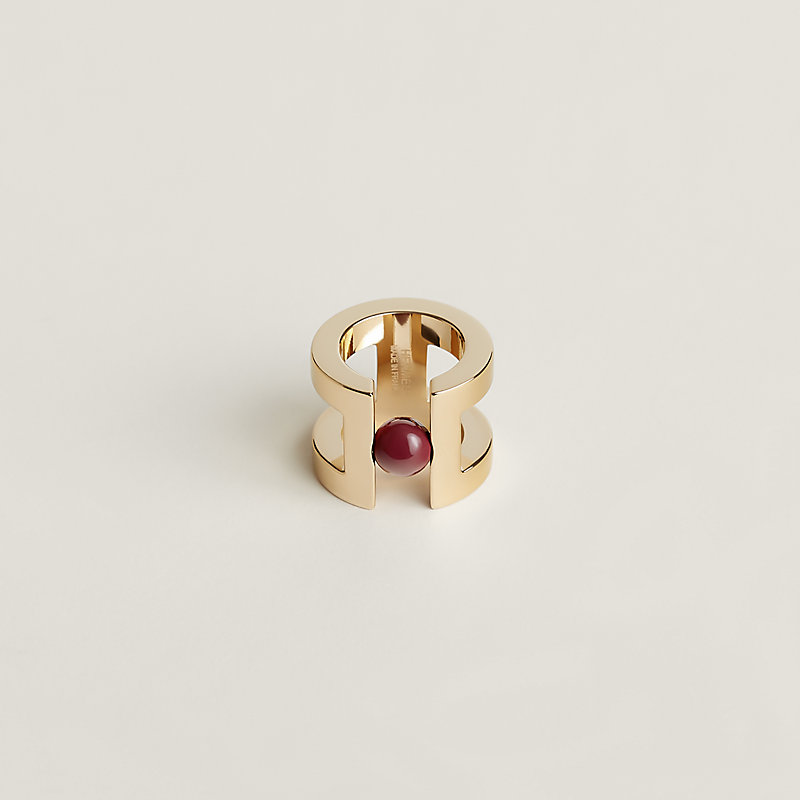 Mini H Perle Twilly ring