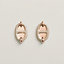 View: front, Mini Maillon earrings
