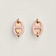 View: front, Mini Maillon earrings