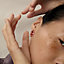 View: Worn, Mini Maillon earrings