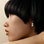 View: Worn, Mini Maillon earrings