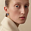 View: Worn, Mini Maillon earrings