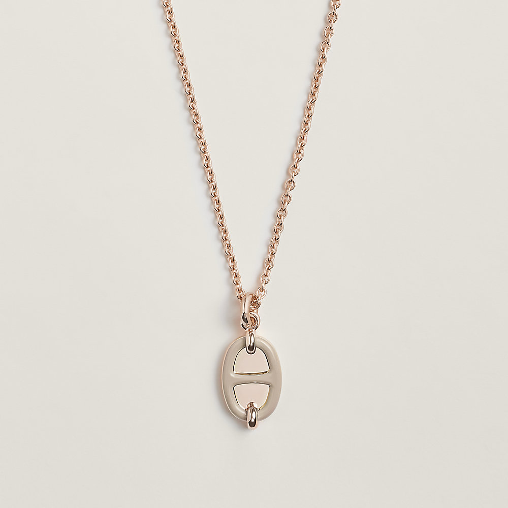 ☆HERMES☆入手困難☆お洒落Pendente Mini Maillon PM/Silver Mini Maillon pendant, small model | Hermès USA