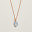 View: front, Mini Maillon pendant, small model