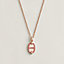 View: front, Mini Maillon pendant, small model