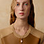 View: Worn, Mini Maillon pendant, small model