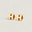 View: Worn, Mini Pop H earrings