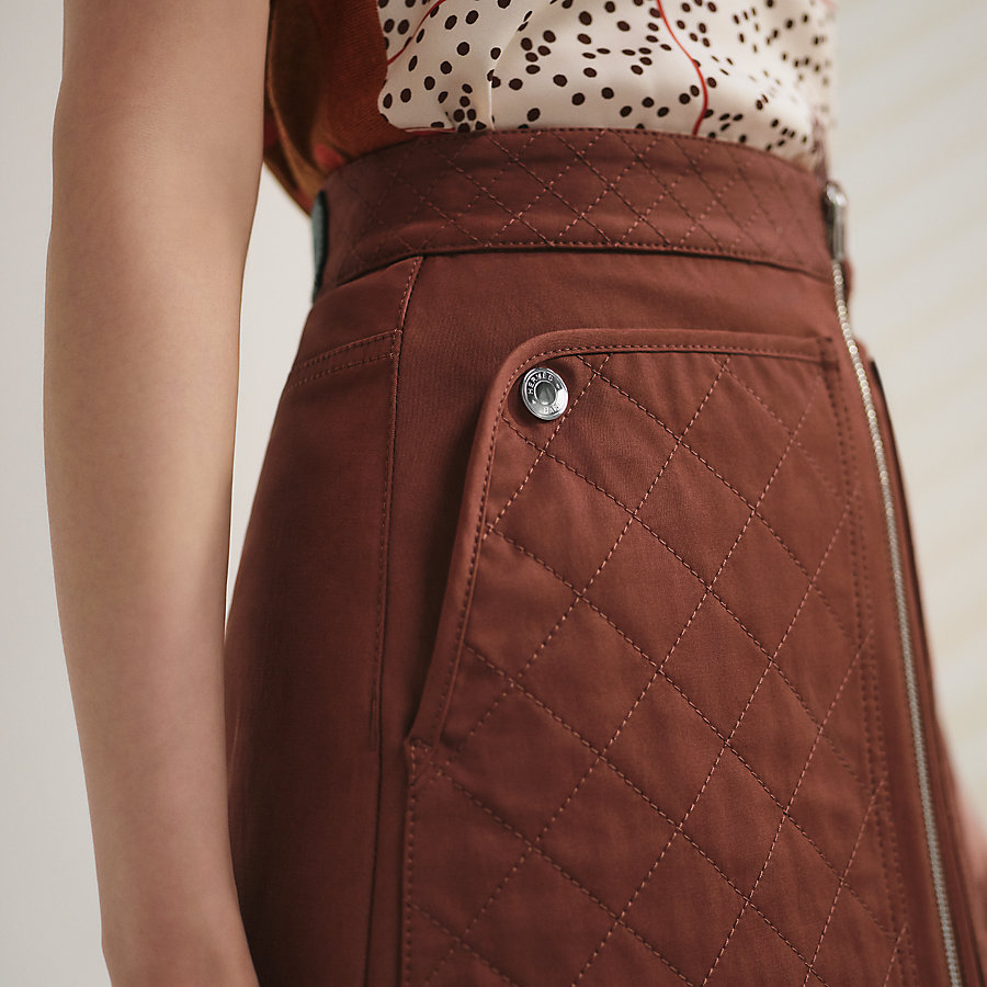 Miniskirt with equestrian details