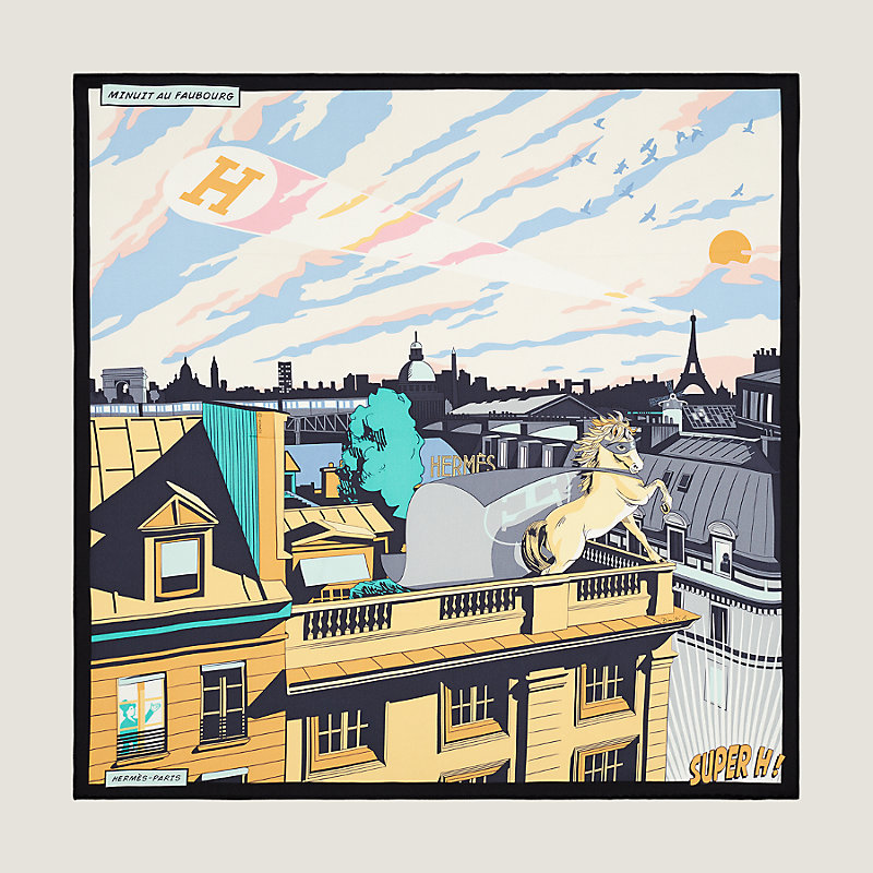 Minuit au Faubourg scarf 70