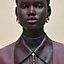 Mixed leather short dress, View: Worn, worn, view 8 of 8