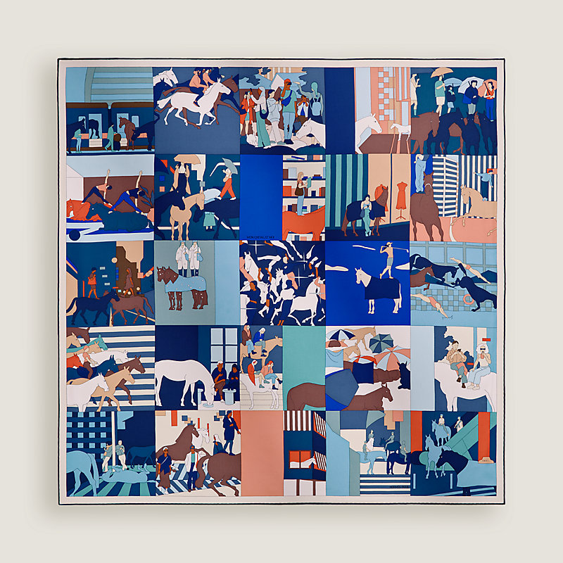 Mon Cheval et Moi scarf 90, View: , view 3 of 4