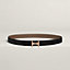 View: , Mors H belt buckle & Reversible leather strap 24 mm