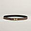 View: , Mors H belt buckle & Reversible leather strap 24 mm