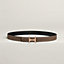 View: , Mors H belt buckle & Reversible leather strap 24 mm