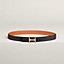 View: , Mors H belt buckle & Reversible leather strap 24 mm