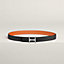 View: , Mors H belt buckle & Reversible leather strap 24 mm
