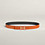 View: , Mors H belt buckle & Reversible leather strap 24 mm
