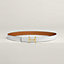 View: , Mors H belt buckle & Reversible leather strap 24 mm